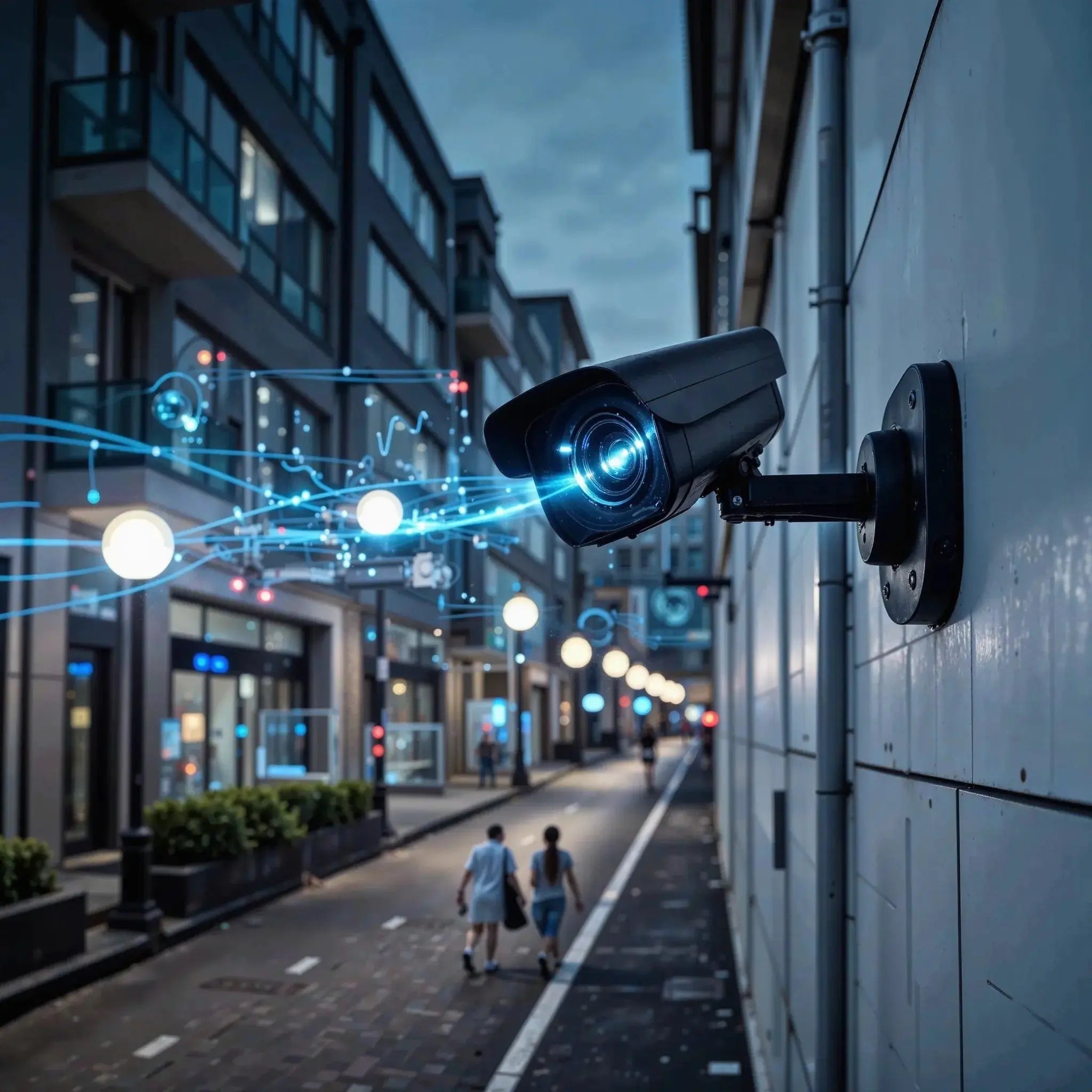 Page de collection de caméras de surveillance extérieures robustes et imperméables, idéales pour la surveillance de votre environnement, avec des modèles et des caractéristiques avancées telles que la vision nocturne, la détection de mouvement. Image