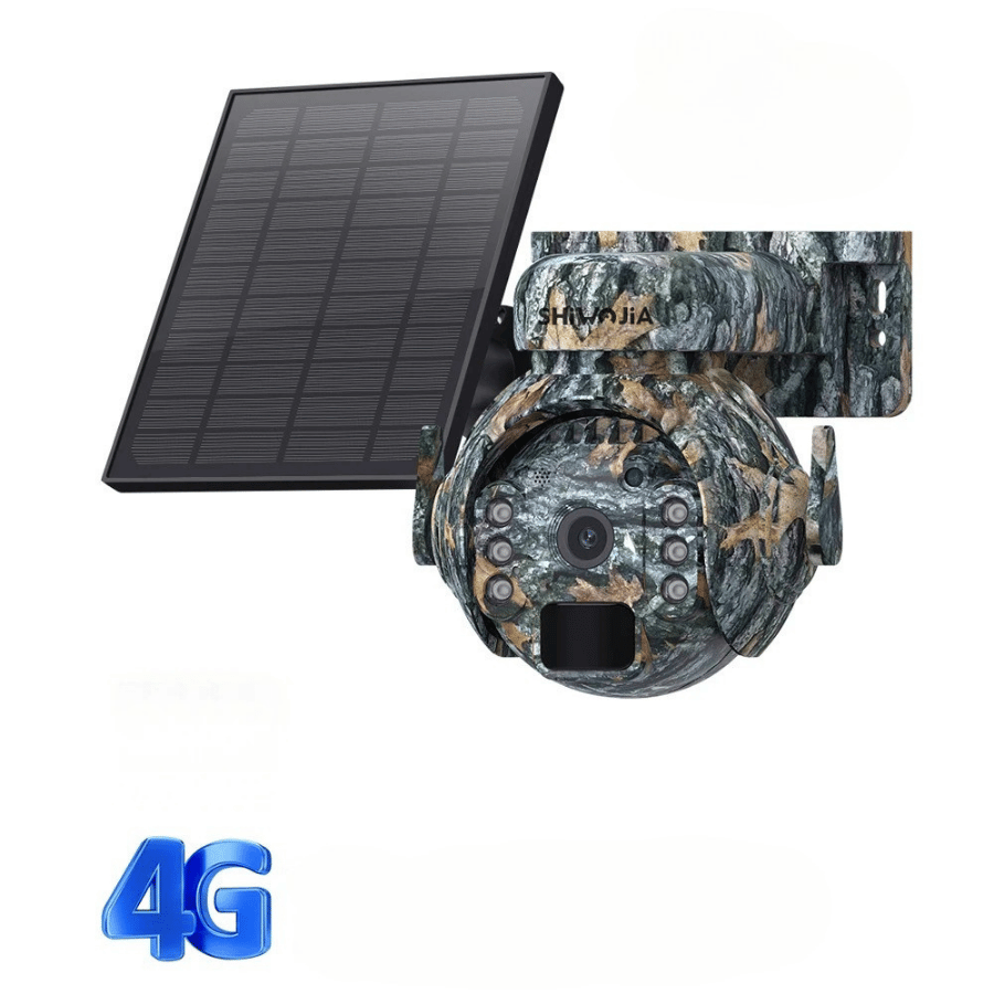 Caméra 360 Solaire 4G/WIFI – 360° & Installation Rapide