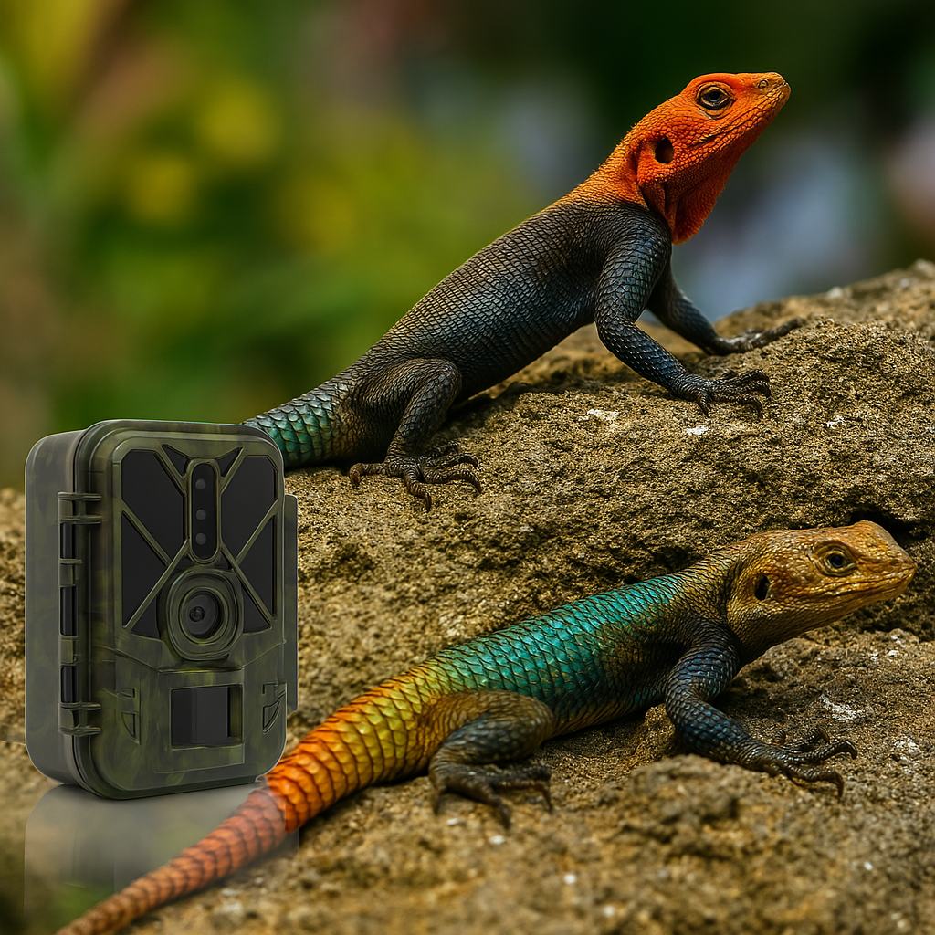 Caméra Animaux 4K avec vitesse de déclenchement ultra rapide à 0,2 seconde pour une détection instantanée des mouvements, idéale pour capturer la faune en pleine action.
