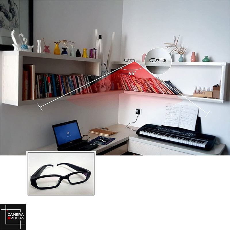 Image de la Lunette Camera Espion sur une table de bureau