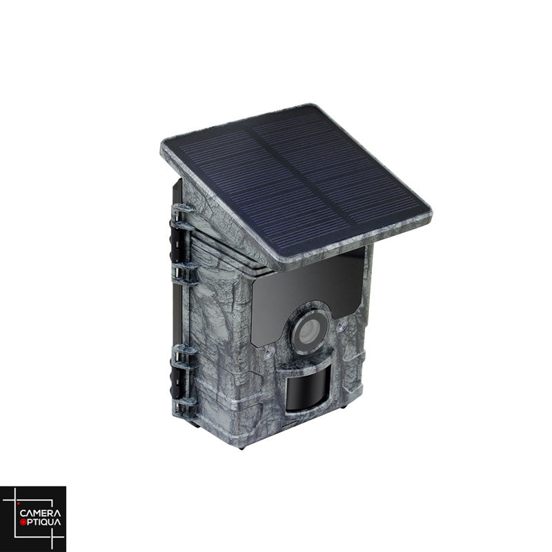 Caméra de Chasse Solaire pour observation de la faune, équipée de 36 LEDs infrarouges pour une vision nocturne optimale
