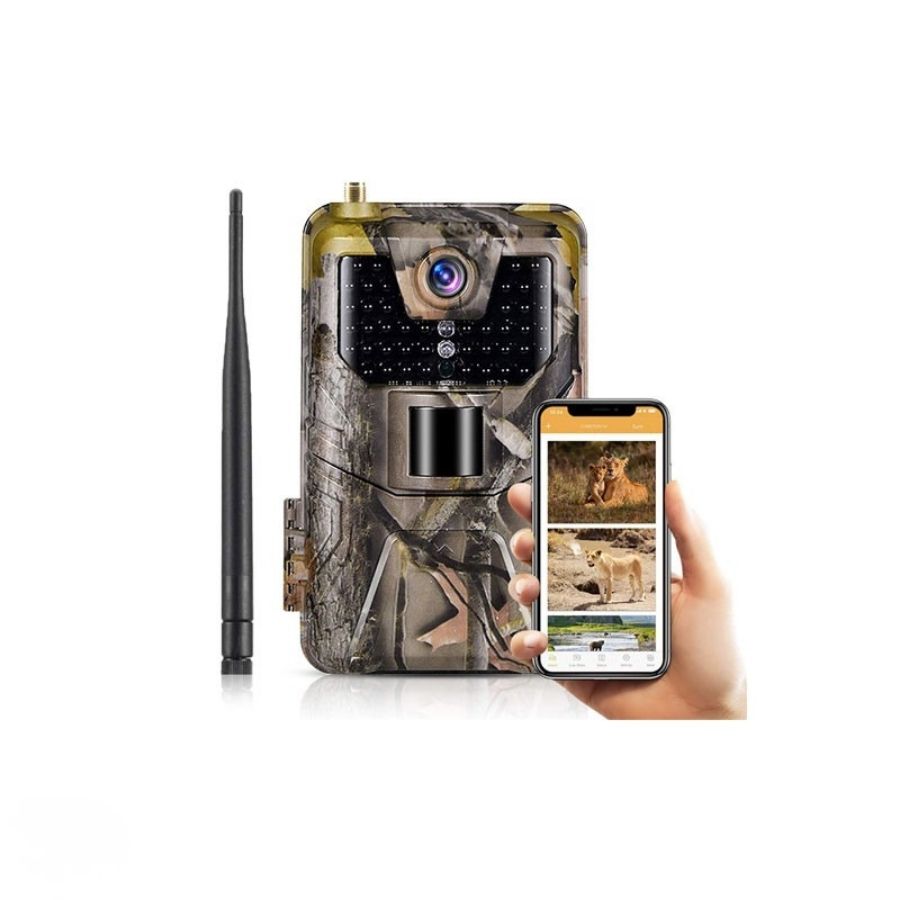 Caméra de Chasse avec Alerte SMS/MMS – Capture Discrète 4K & Vision Nocturne