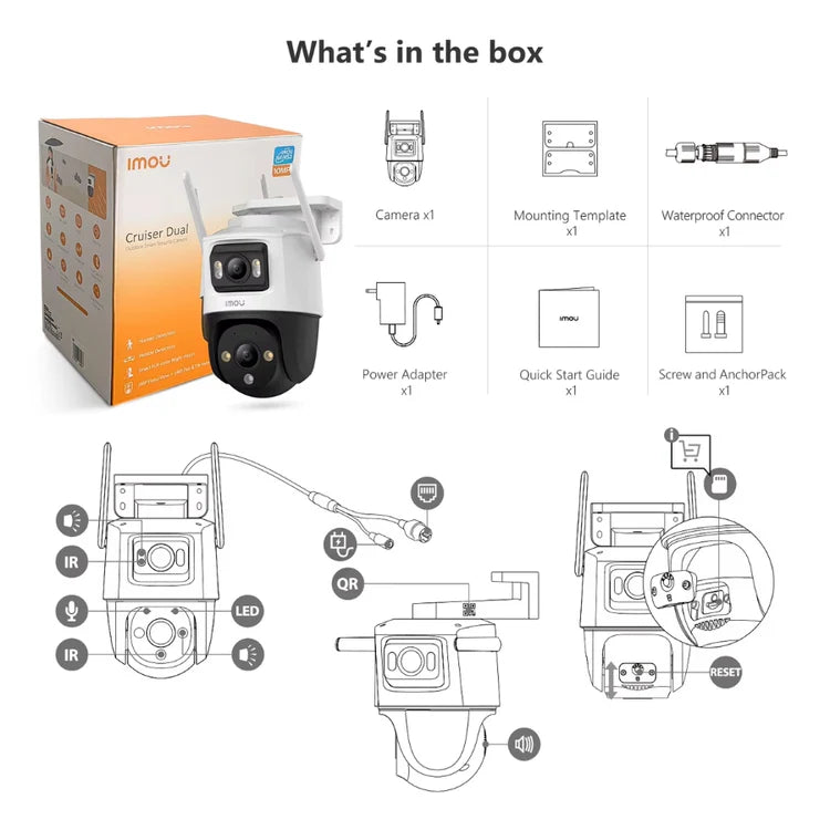 Caméra Alarme Maison | Sécurité Intelligente & Dissuasion Active