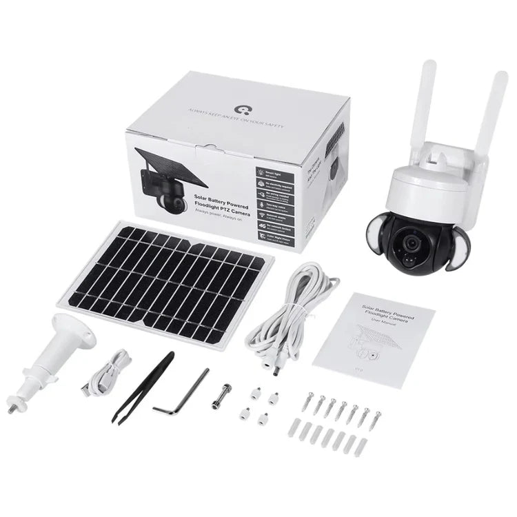 Caméra Autonome 4G Infrarouge Pilotable par Téléphone | Surveillance Haute Sécurité