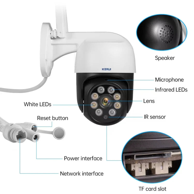 Caméra Dôme Extérieur | Sécurité Avancée & Vision Panoramique