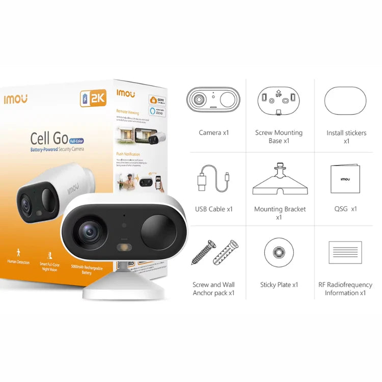 Caméra Extérieure Batterie Longue Durée | Sécurité HD 2K & Détection Intelligente