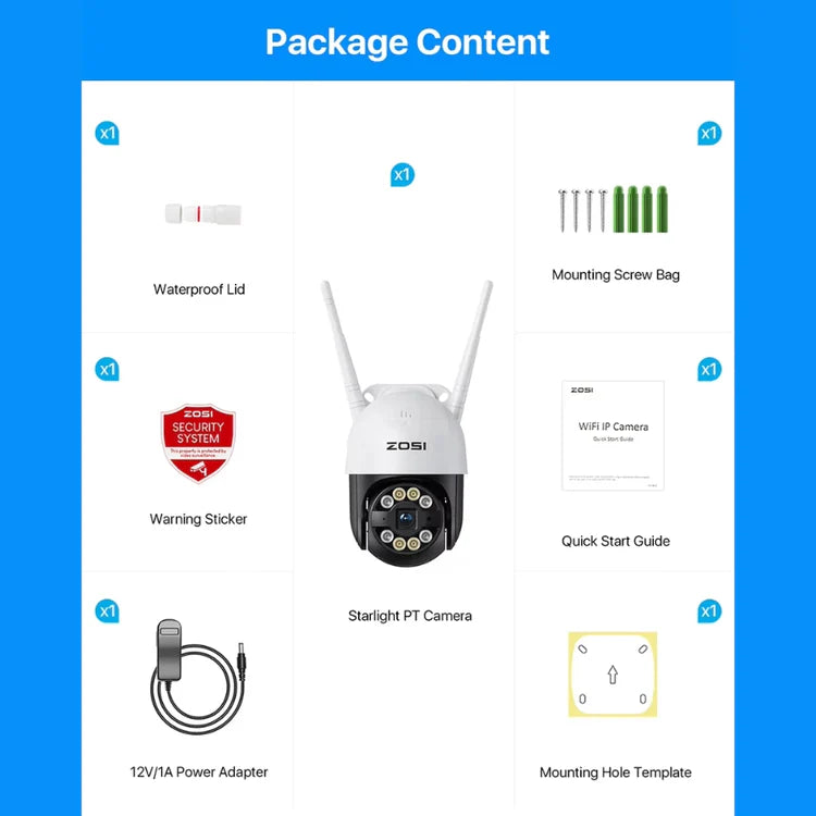 Caméra WiFi Extérieur Longue Portée | Sécurité HD & Surveillance 24/7