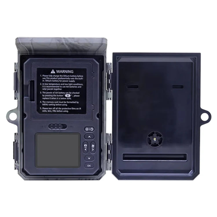 Caméra de Chasse Solaire | Surveillance Autonome & Vision Nocturne 4K