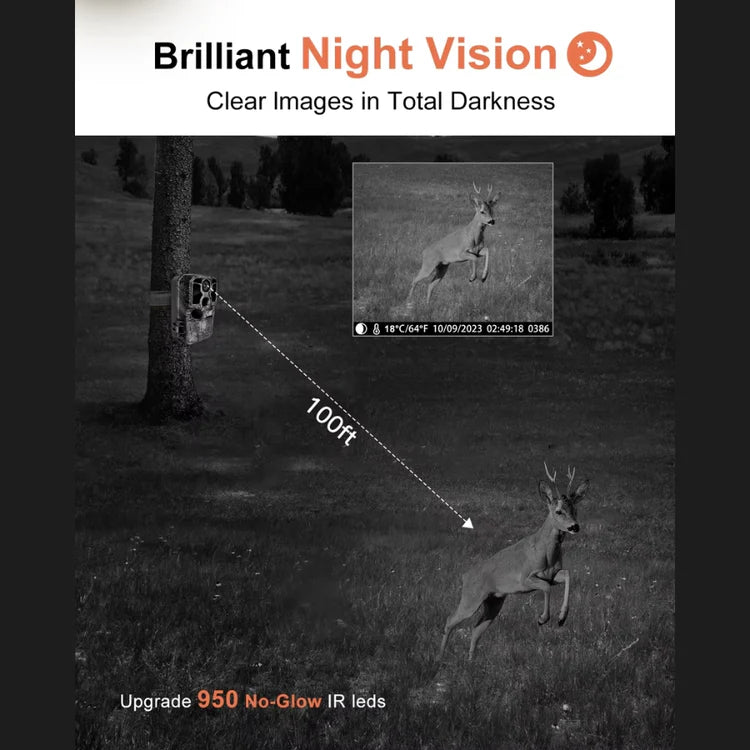 Caméra de Chasse WiFi – Capturez la Faune avec Précision