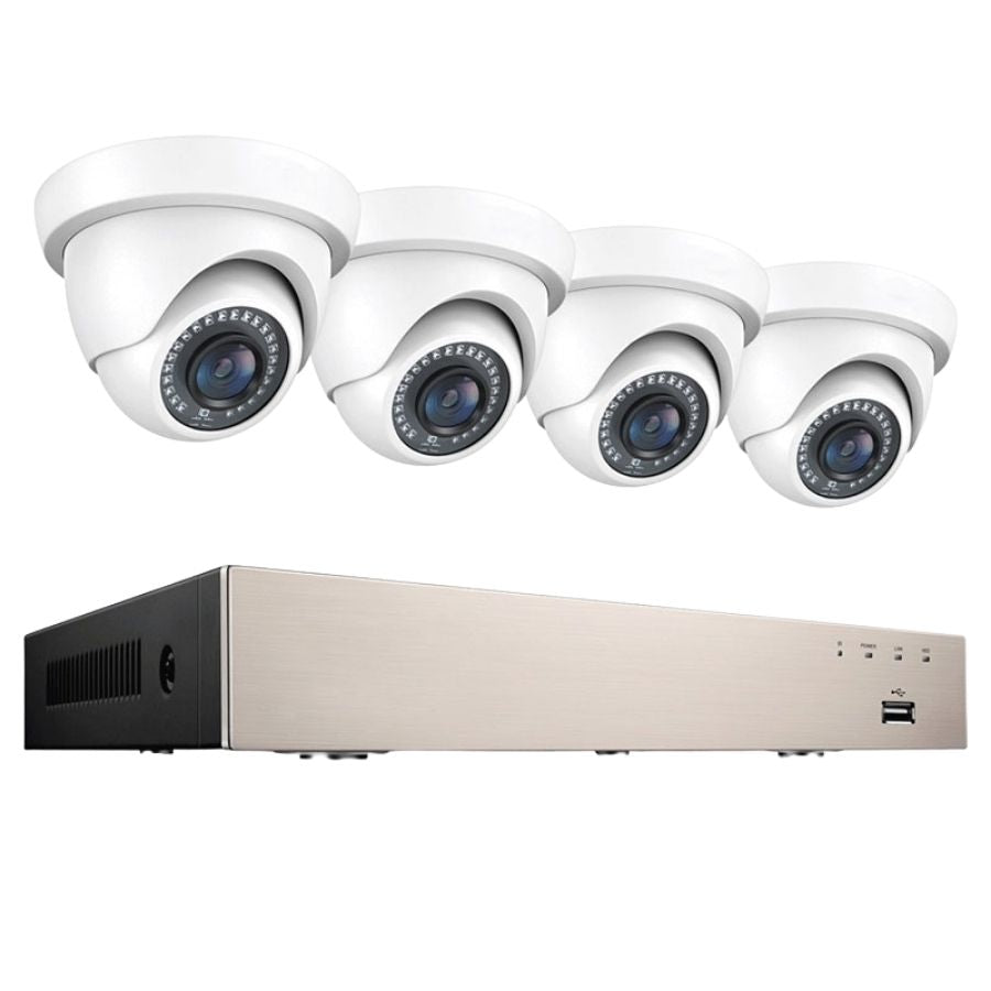 Kit Caméra de Surveillance Extérieur avec Enregistrement | Sécurité 24/7 en HD