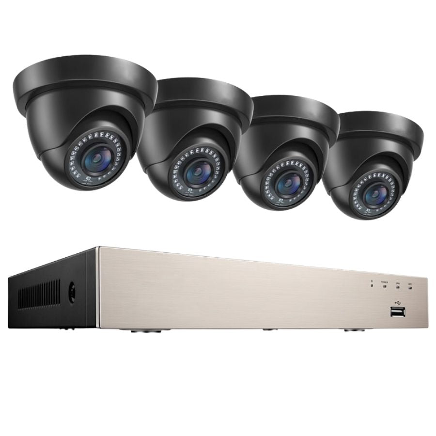 Kit Caméra de Surveillance Extérieur avec Enregistrement | Sécurité 24/7 en HD
