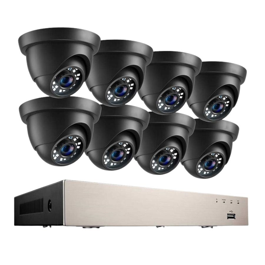Kit Caméra de Surveillance Extérieur avec Enregistrement | Sécurité 24/7 en HD