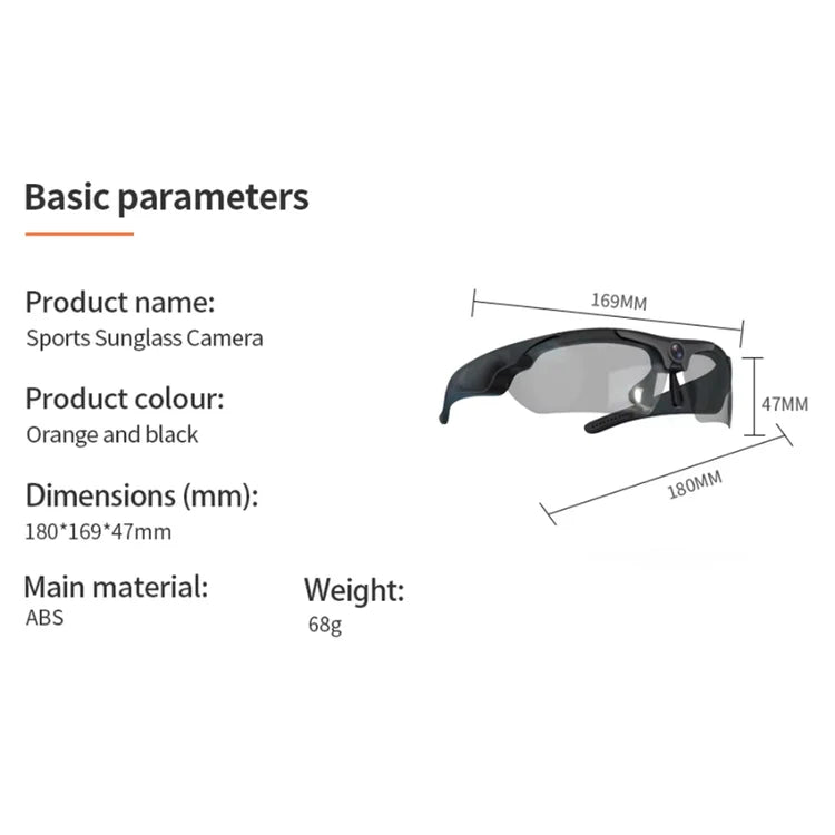 Lunette Caméra Espion | Capturez Discrètement Chaque Instant