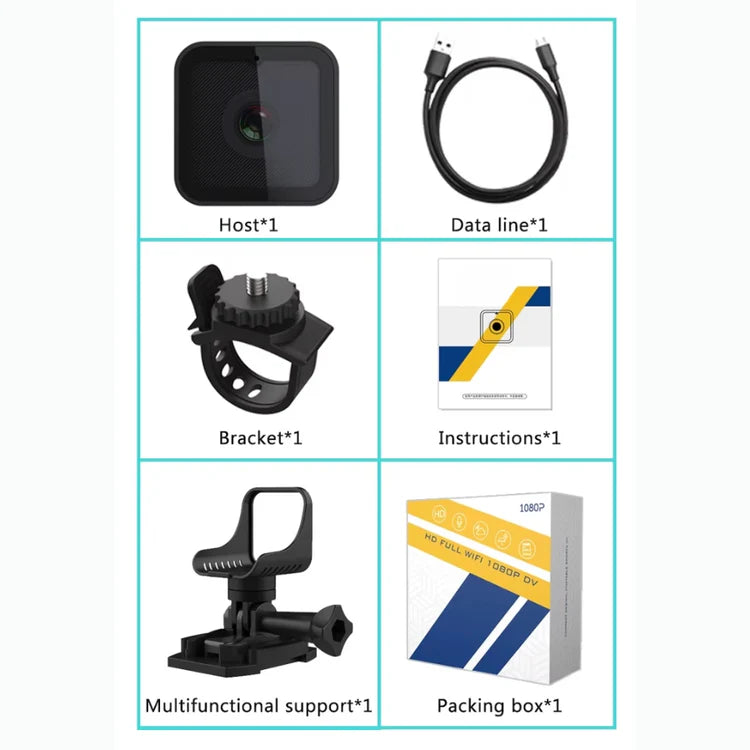 Mini Caméra Espion Sans Fil | Discrétion Totale & Surveillance HD 1080P