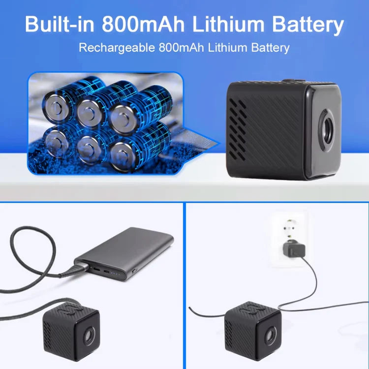 Mini Caméra de Surveillance Sans Fil | Discrétion & Sécurité en Haute Définition