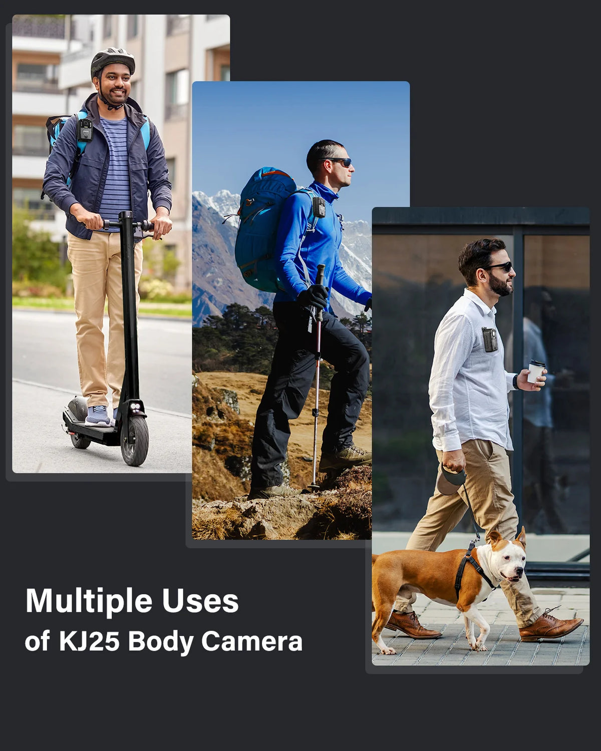 Camera Pieton Bodycam KJ25