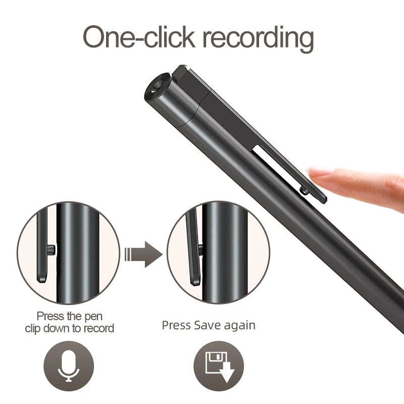 Stylo Espion Enregistreur Vocal 16 Go | Dictaphone Discret