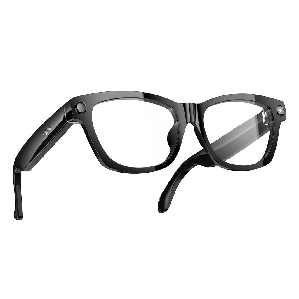 Lunettes Connectées Caméra IA 8MP | Traduction & Vidéo Mains Libres