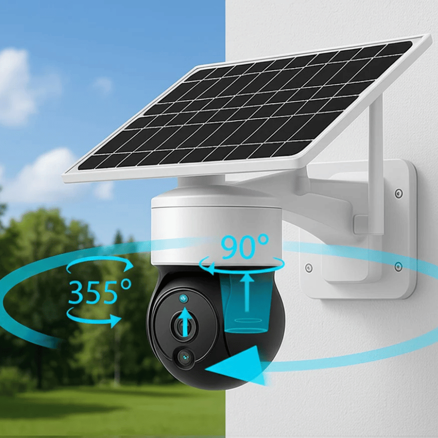 Kit vidéo surveillance 3G 4G autonome solaire avec une caméra solaire WiFi Ultra grand angle double objectifs UHD 4K 8MP détection de mouvement alerte sirène 128Go Kit vidéo surveillance 3G 4G autonome solaire avec une caméra solaire WiFi Ultra grand angle double objectifs UHD 4K 8MP détection de mouvement alerte sirène 128Go