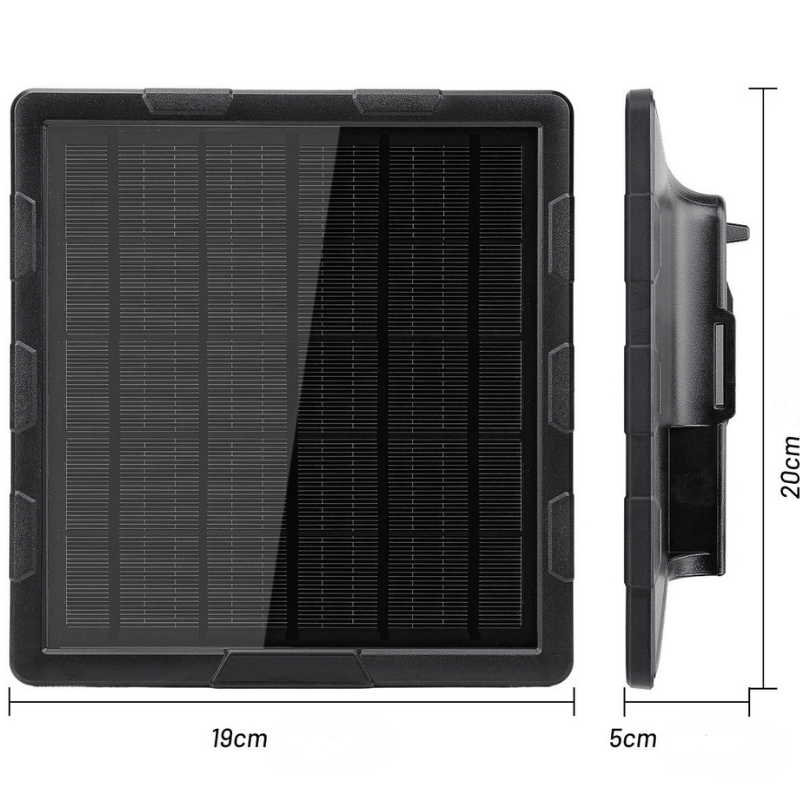Panneau Solaire pour Caméra de Chasse