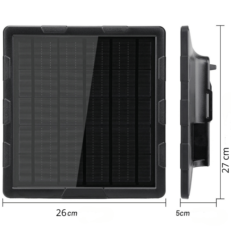 Panneau Solaire pour Caméra de Chasse