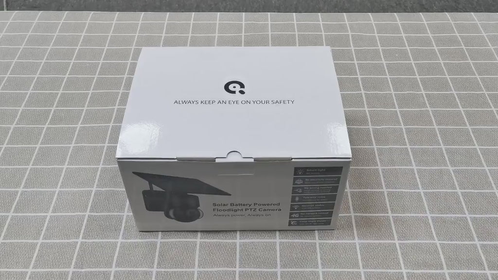 Caméra Solaire WiFi Longue Portée – 100% Autonome, Vision Nocturne HD & Alerte Smartphone