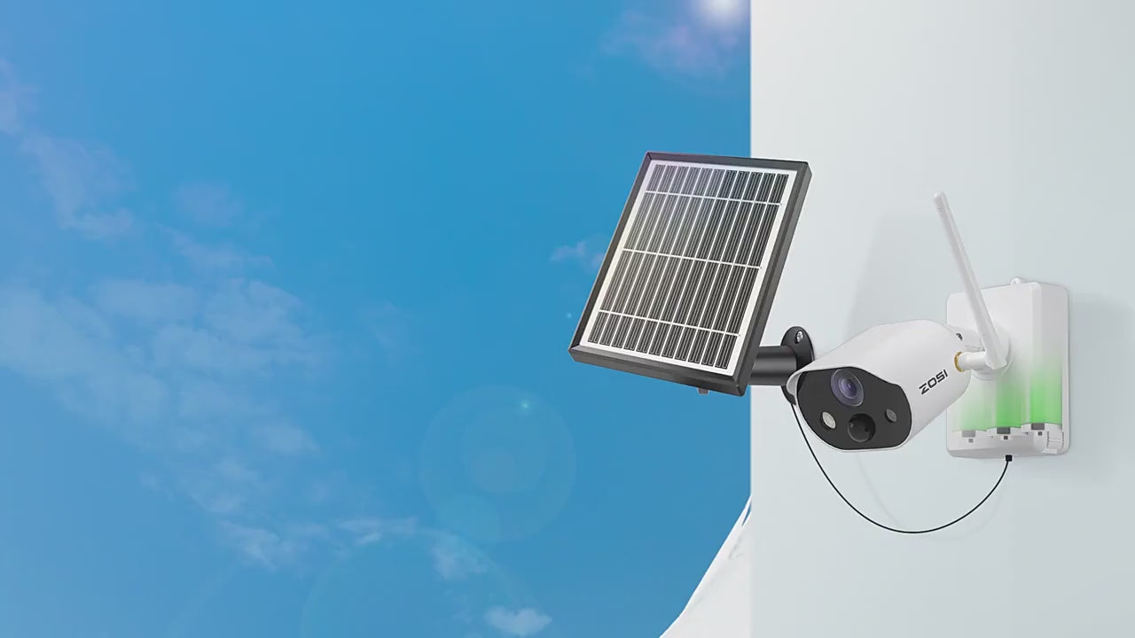 Caméra Surveillance Extérieur Sans Fil Autonome Solaire Wifi Camera Surveillance Exterieur Sans Fil Autonome l Camera-Optiqua