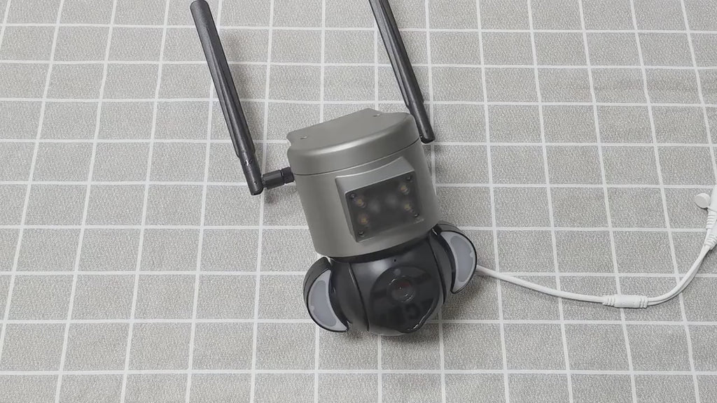 Caméra Surveillance 4G Extérieur 2K - Connectivité Cellulaire Sans WiFi