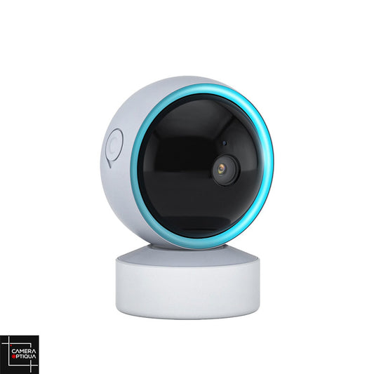 Caméra de surveillance bluetooth avec vue à  360° avec détection de mouvement de chez Camera-Optiqua.