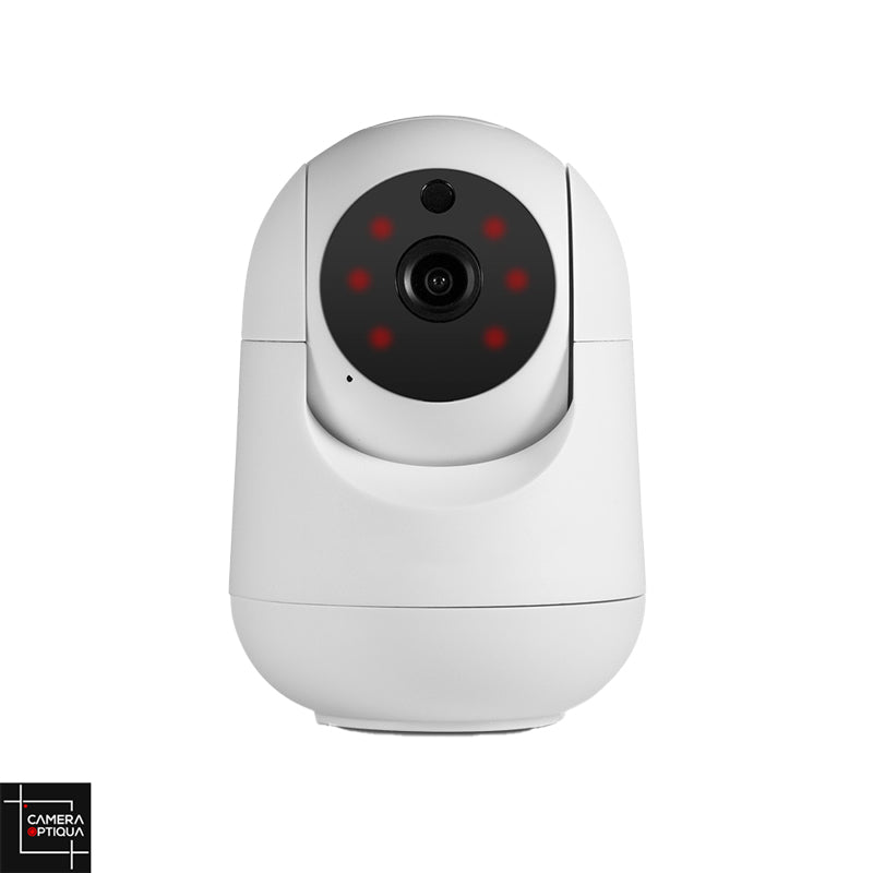 La Caméra de Surveillance avec Micro Intégré de Camera-Optiqua vous permet de surveiller et d'écouter votre propriété en temps réel pour une sécurité accrue.