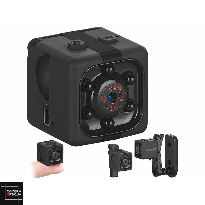 La mini camera de surveillance sans fil de Camera-Optiqua offre une surveillance mobile et facile à installer.