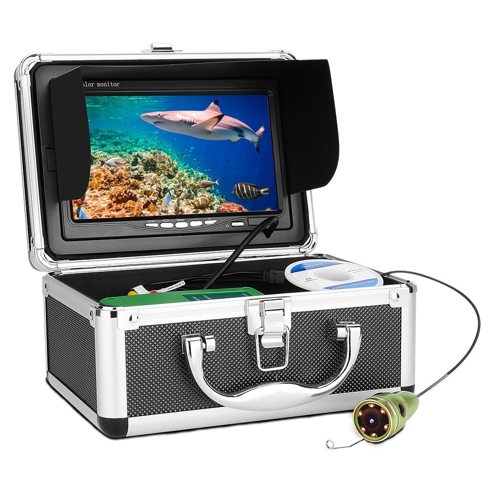 Caméra subaquatique HD avec vision nocturne et écran couleur LCD TFT 7".